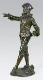 Figaro by Clement Leopold Steiner, Epreuve en bronze à patine brun foncé nuancé, sold Nov 2014
