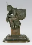Le by Christophe Fratin, Epreuve en bronze à patine brun nuancé signé, sold Nov 2014