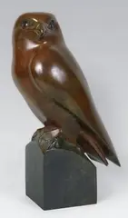 Elanion by François Galoyer, Epreuve en bronze à patine brun nuancé rouge, sold Nov 2014