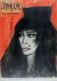 Carmen by Bernard Buffet, Lithographie justifiée «155/275» et signée en bas à droite, sold Oct 2014