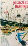 Messageries Maritimes. Japon, Australie, Atlantique, Mer du Nord, Afrique du sud by Albert Brenet, Lithographie, sold Oct 2014
