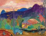 La bonzerie à DALAT by André Maire, 1949, Gouache sur papier signé et daté en bas à droite, sold Oct 2014