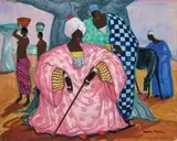 Le chef africain by André Maire, Gouache sur papier signé en bas à droite, sold Oct 2014