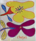 Fleurs exotiques by Malcolm de Chazal, Gouache sur papier signé au milieu vers la droite, sold Oct 2014