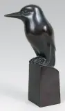 Martin pêcheur by François Galoyer, Epreuve en bronze à patine brun nuancé, sold Sep 2014