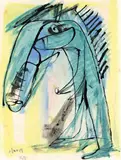 SANS TITRE" by Asger Jorn, 1950, Gouache et encre de Chine sur papier signé et daté en bas à gauche, sold Apr 2008