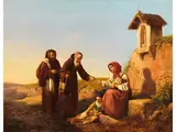 Das Almosen by Gaetano Chierici, oil on canvas, offered Jun 2026