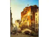 Ansicht von Venedig by Yvon-Ambroise Vermeersch, oil on panel, sold Jun 2024