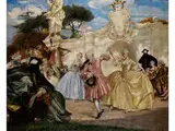 Karneval in Vendig by Vittorio Emanuele Bressanin, oil on canvas, offered Dec 2016