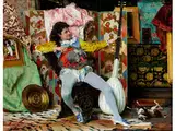 Der Barde by Francesco Vinea, oil on canvas, offered Dec 2016