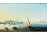 Blick auf Neapel by Salvatore Candido, oil on canvas, sold Jun 2021