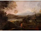 Kloster Reutberg bei Dietramszell by Johann Georg von Dillis, oil on canvas, offered Jul 2015