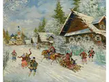 Untitled by Konstantin Alexejewitsch Korovin, oil on panel, sold Sep 2025