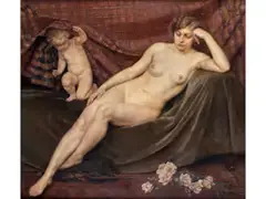 Untitled by Paul Sieffert, oil on canvas, offered Sep 2024