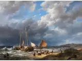 Der Frische Fang by Hermanus Koekkoek d. Ä., oil on canvas, offered Dec 2024