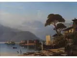 Lago Maggiore by Hermann Ludwig Seefisch, oil, sold Jul 2018