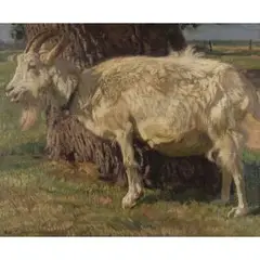 Alte gais by Julius Paul Junghanns, oil on canvas, sold Sep 2025
