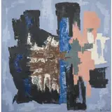 Ikarische rhapsodie by Frank el Punto, oil on canvas, sold Dec 2025