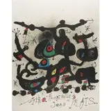 Homenatge a joan prats by Joan Miró, pencil, sold Dec 2025