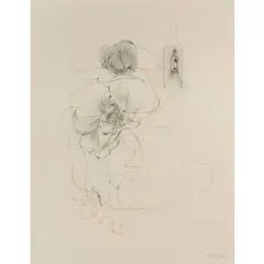 Le petit traité de morale by Hans Bellmer, 1968, color etching, sold Dec 2025
