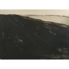 Erdblatt by Rolf Iseli, 1972, color lithograph, sold Dec 2025