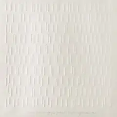 Notation by Guenther Uecker, 1971, pencil, sold Dec 2025