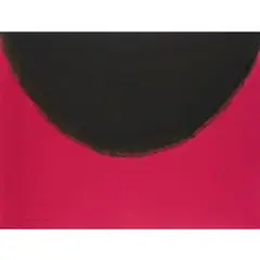 Halbe rose by Otto Piene, 1965, pencil, sold Dec 2025