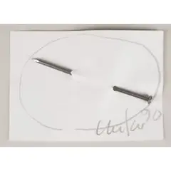 Nagelbild by Guenther Uecker, 1990, pencil, sold Dec 2025
