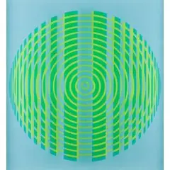 Serigrafia ferappi by Alberto Biasi, pencil, sold Dec 2025