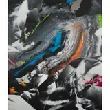 Baram by Alexander Zedlitz, 1983, acrylic, sold Dec 2025