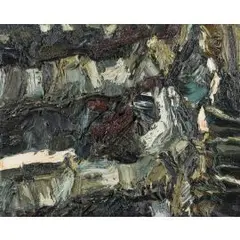 Speichersee by Michael Toenges, 1985, oil on canvas, sold Dec 2025