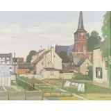 Volmerswerth vi by Georg Grulich, acrylic, sold Dec 2025