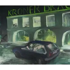 Betriebsfest by Sven Kroner, 1999, oil on canvas, sold Dec 2025