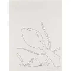 Peter Kogler (19)93 by Peter Kogler, pencil, sold Dec 2025