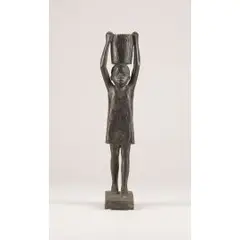 Eimerkind by Peter Grossbach, 1975, bronze, sold Dec 2025