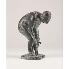 Mutter mit kind by Ernemann Sander, 1964, bronze, sold Dec 2025