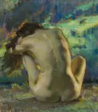 Symphonie pathétique by Marc-Aurèle de Foy Suzor-Coté, pastel on paper on card, sold Jun 2022