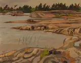 Grey Day, Georgian Bay by A. Y. Jackson, 1953, oil on board, sold Nov 2022