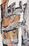Untitled by Marcelle Ferron, 1965, oil on paper on canvas, sold Nov 2022