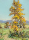 Late Afternoon, Melbourne by Berthe des Clayes, pastel on paper, sold Nov 2022
