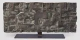 Anadolu XV by Erich Fritz Reuter, 1966, Bronzerelief mit brauner Patina, auf Standfläche montiert, sold Jun 2009