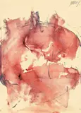 Ohne Titel by Markus Prachensky, 1967, Aquarell auf leicht genarbtem Velin, sold Jun 2009