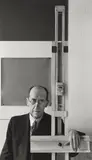 Piet Mondrian, New York City by Arnold Newman, 1942, Späterer Silbergelatineabzug, sold Nov 2009