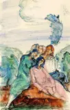 Singende Mädchen by Josef Hegenbarth, 1919, Aquarell und Gouache auf Velin, sold May 2008