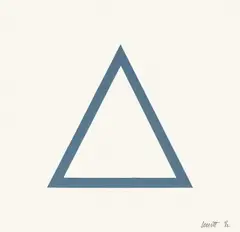 Ohne Titel by Sol LeWitt, 1987, Folge von 5 Serigraphien in Blau, jeweils auf leichtem Karton, sold May 2008
