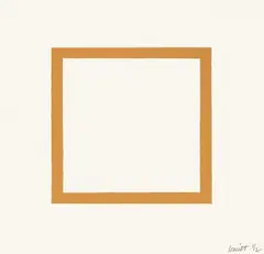 Ohne Titel by Sol LeWitt, 1987, Folge von 5 Serigraphien in Ocker, jeweils auf leichtem Karton, sold May 2008