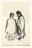 Paar by Heinrich Zille, Um 1908, Kohle auf Papier, sold May 2008