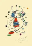 Aus: „Maravillas con variaciones acrósticas en el jardin de Miró by Joan Miró, 1975, Farblithographie auf Arches-Velin, sold May 2008