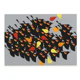 Birds of a Feather by Charley Harper, Serigraph in colors, sold Mar 2025