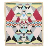 Large Geometric Painting by John Hiigli, Oil on canvas, sold Mar 2025